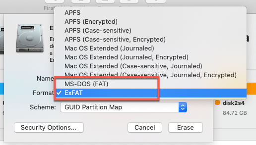 hot to format for mac partition wd passport